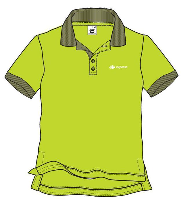 Polo hommes - manches courtes - BI-COLOR