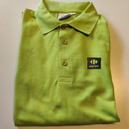 (last pieces) Polo SS deviating lime - Unisex