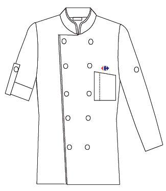 Chef's vest white
