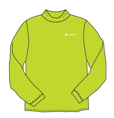Rolkraag t-shirt unisex bi-color
