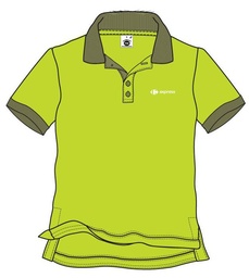 [EXPRBI930MKM.GR] Polo men - short sleeves - BI-COLOR