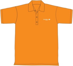[EXPROR50MKM] Polo men Express Orange - short sleeves