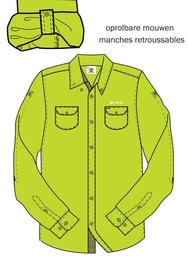[EXPRBI914..GR/BE] Shirt men - BI-COLOR
