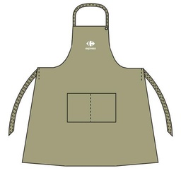 [EXPRBI922.BR] Bavet apron - BI-COLOR
