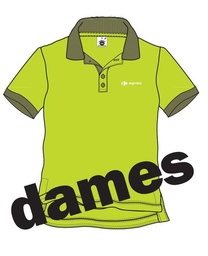 [EXPRBI930FKM.GR] Polo dames - korte mouwen - BI-COLOR