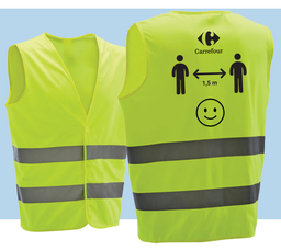 [VEST-FLUO] Gilet fluo - carrefour