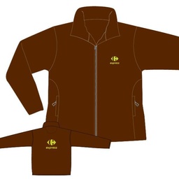 [EXPR917.BR] Microfleece vest dames maat 4XL